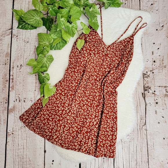 Kendall + Kylie Animal Print Mini Dress Size Small - Picture 2 of 10